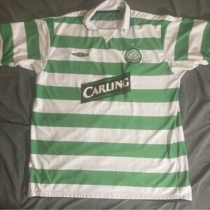 UMBRO CELTIC 2004/05 CARLING HOME FOOTBALL JERSEY SOCCER SHIRT Men’s XXL /XL